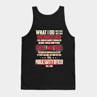 Public Safety Officer What i Do Tank Top